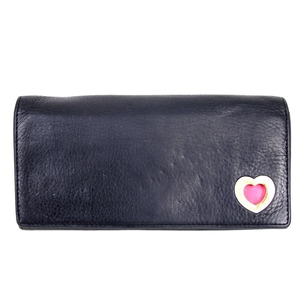 Lovcat BLACK GENUINE LEATHER ID CARD COIN HOLDER BILL BIFOLD WALLET PURSE POUCH